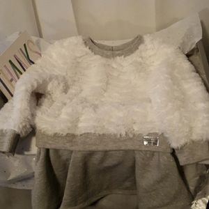 One piece long sleeved dress